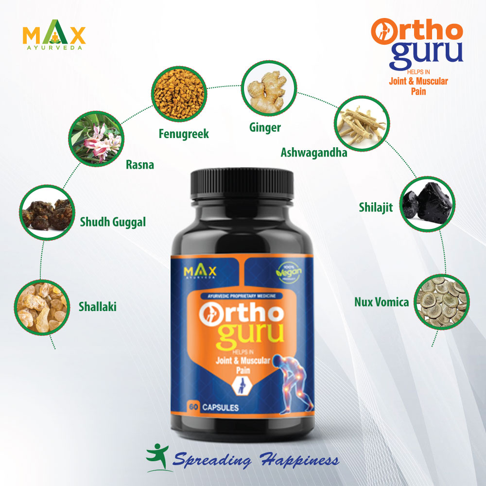 Ortho Guru Capsules for Joint & Muscular Pain