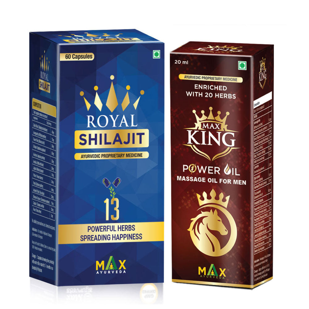 Royal Shilajit with Gold Bhasam & Kesar - Combo
